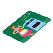 火災警おもしろい報の夕食時間ことわざ マグネット (左側)