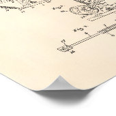 火災警報ベル1921特許芸術 – オールドピーパー ポスター (角)