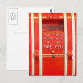 火災警報器 ポストカード (正面/裏面)