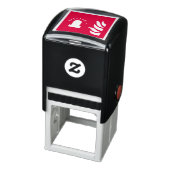 火災警報灯の点灯安全標識 セルフインキングスタンプ (商品)