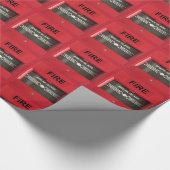 火災警報 ラッピングペーパー (角)
