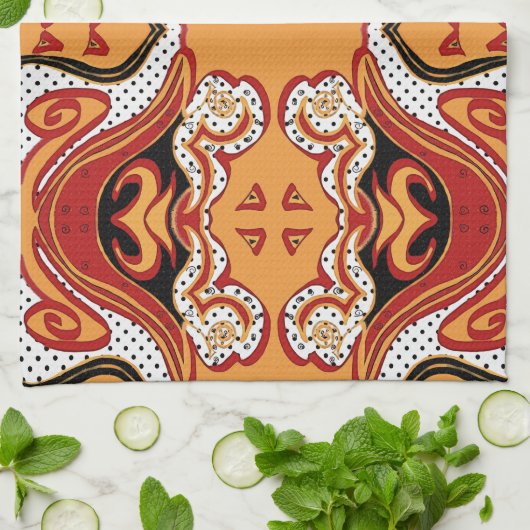 火災 キッチンタオル (折り畳み)