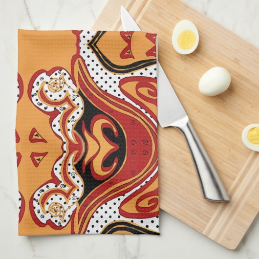 火災 キッチンタオル (四つ折り)