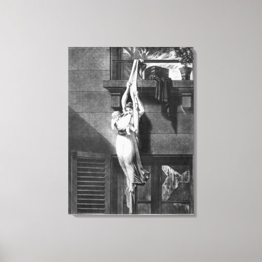 火災 キャンバスプリント (正面)