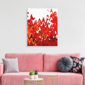 火災 キャンバスプリント (インサイチュ (リビング))