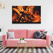 火災 キャンバスプリント (インサイチュ (リビング))