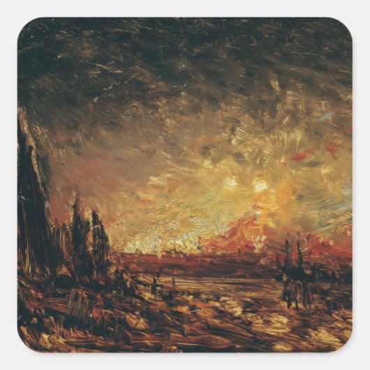 火災 スクエアシール (正面)