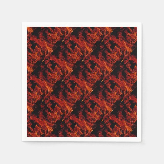 火災 スタンダードカクテルナプキン (正面)