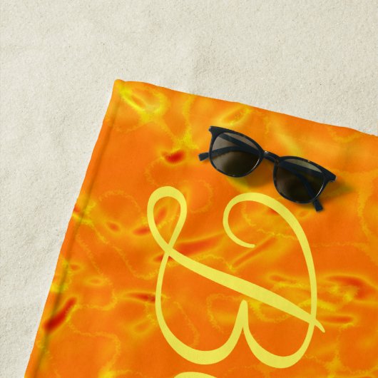 火災 ビーチタオル (インサイチュ)