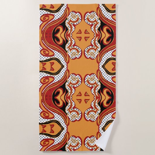 火災 ビーチタオル (正面)