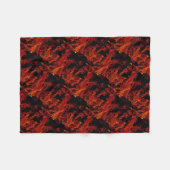 火災 フリースブランケット (正面(横))