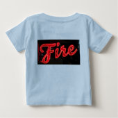 火災 ベビーTシャツ (裏面)