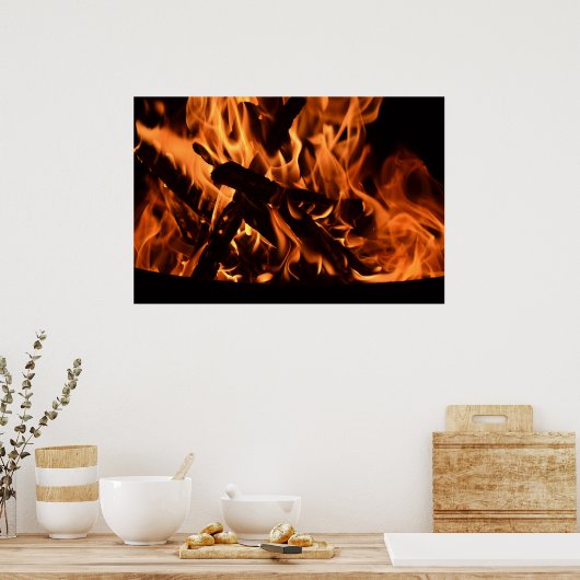 火災 ポスター (キッチン)