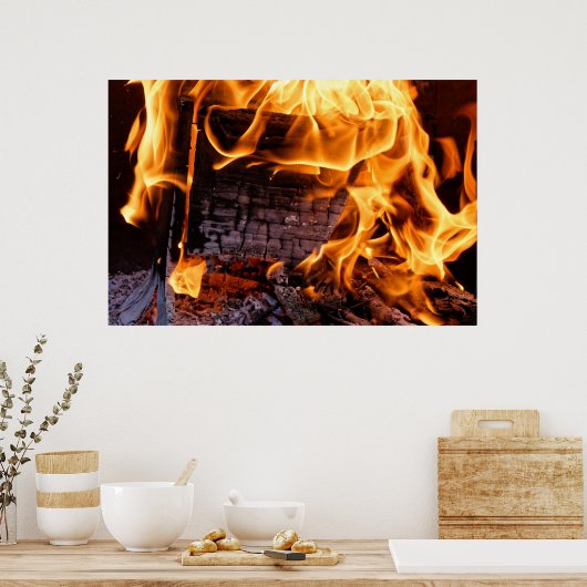 火災 ポスター (キッチン)