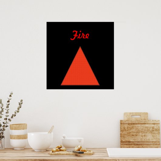 火災 ポスター (キッチン)