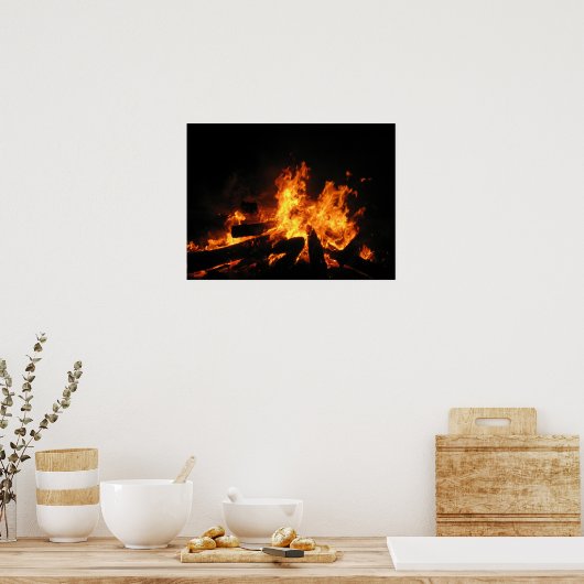 火災 ポスター (キッチン)