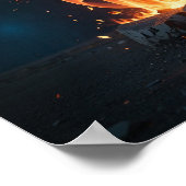 火災 ポスター (角)