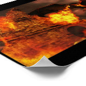 火災 ポスター (角)