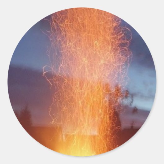 火災 ラウンドシール (正面)