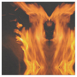 火炎と火花の抽象芸術 ファブリック