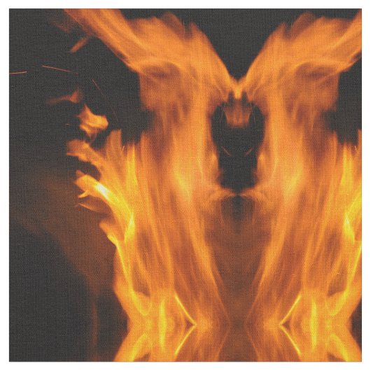 火炎と火花の抽象芸術 ファブリック (クローズアップ)