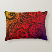 火炎の流れアクセント枕 アクセントクッション (正面)