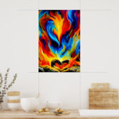 火炎の石のハート2 ポスター (キッチン)