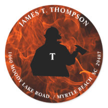 火炎の背景差出人住所