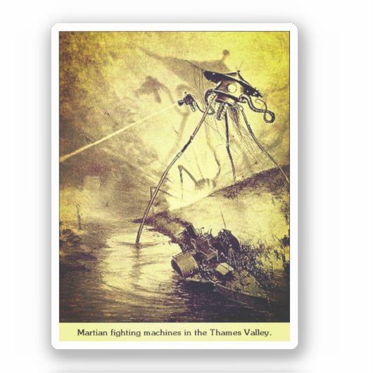 火炎を放出する火力 シール (正面)