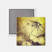 火炎を放出する火力 マグネット (正面/裏面)