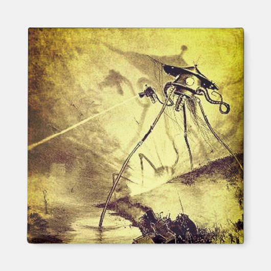 火炎を放出する火力 マグネット (正面)