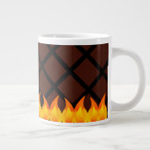 火炎キスステーキグリル ジャンボコーヒーマグカップ (右)
