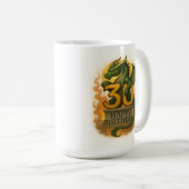 火炎キス30:ドラゴン誕生日マグ コーヒーマグカップ (正面右)