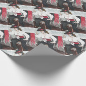 火炎スペインのダンサー包装紙 ラッピングペーパー (角)