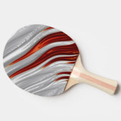 ～火炎スロワー～オリジナルフラクタル～ピンパッド 卓球ラケット (横)