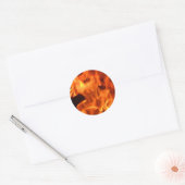 火炎ダンス ラウンドシール (封筒)