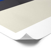 火炎トライアングルイラストレーション化学反応モデル ポスター (角)