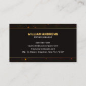 火炎モダン溶接受託金属加工業者 名刺 (裏面)