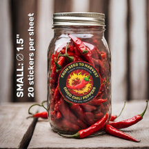 火炎ラベルつきコショウ