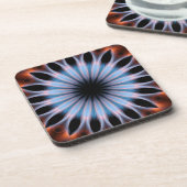 火炎万華鏡のように千変万化するパターン コースター (左側)