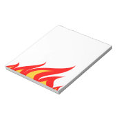 火炎付きかわいいノートパッドプリント ノートパッド (回転)