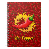 火炎付きコショウ ノートブック (正面)