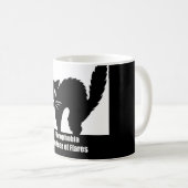 火炎信号のコーヒー・マグのFibrophobiaの恐れ コーヒーマグカップ (正面右)