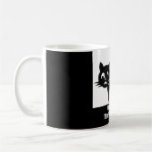 火炎信号のコーヒー・マグのFibrophobiaの恐れ コーヒーマグカップ (左)