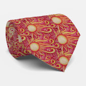 火炎信号の日曜日のデザインのタイ ネクタイ (ロール)