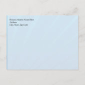 火炎少年の誕生日パーティーとホットレッドレースカー インビテーションポストカード (裏面)