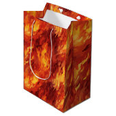 火炎抱き枕 ミディアムペーパーバッグ (正面アングル)