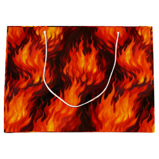 火炎抱き枕 ラージペーパーバッグ