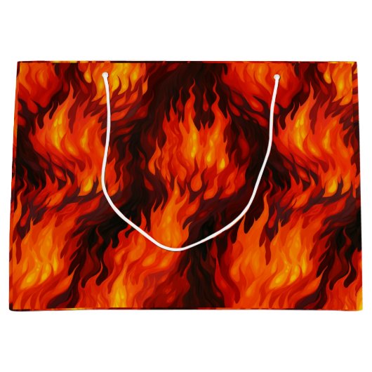 火炎抱き枕 ラージペーパーバッグ (正面)