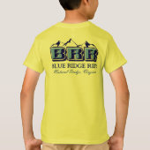 火炎放射器パーソナライズなBRRのワイシャツ Tシャツ (裏面)